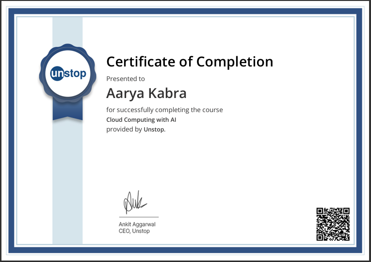 Cloud Computing with AI