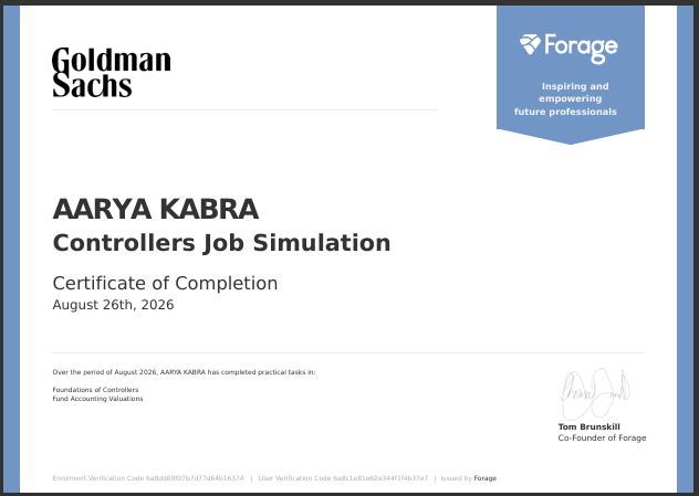Goldman Sachs Job Stimulation
